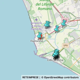 Mappa Via della Stazione di Fiumicino, 00054 Fiumicino RM, Italia (4.66867)