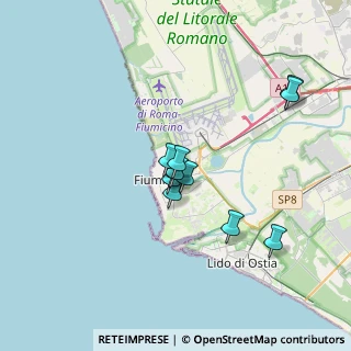 Mappa Via della Stazione di Fiumicino, 00054 Fiumicino RM, Italia (2.79273)