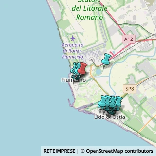 Mappa Via del Riccio di Mare, 00054 Fiumicino RM, Italia (3.574)