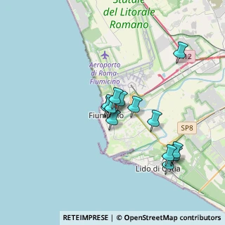 Mappa Via del Riccio di Mare, 00054 Fiumicino RM, Italia (3.19)