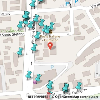 Mappa Via del Riccio di Mare, 00054 Fiumicino RM, Italia (0.08889)