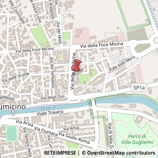 Mappa Via delle Ombrine, 42, 00054 Fiumicino, Roma (Lazio)