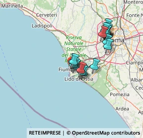 Mappa Via Enrico Berlinguer, 00054 Fiumicino RM, Italia (12.79056)