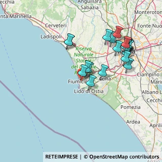 Mappa Via Enrico Berlinguer, 00054 Roma RM, Italia (16.577)