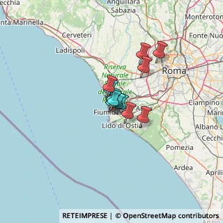 Mappa Via Enrico Berlinguer, 00054 Roma RM, Italia (7.08917)