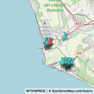 Mappa Via Porto Santo Stefano, 00054 Fiumicino RM, Italia (3.6155)