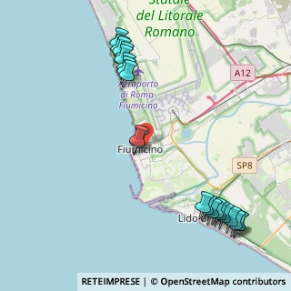 Mappa Via Porto Santo Stefano, 00054 Fiumicino RM, Italia (5.5335)