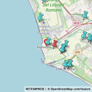 Mappa Via Porto Santo Stefano, 00054 Fiumicino RM, Italia (5.378)