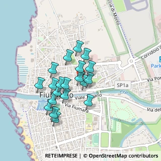 Mappa Via Porto Santo Stefano, 00054 Fiumicino RM, Italia (0.3845)