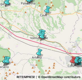 Mappa Via Mazzini, 00038 Valmontone RM, Italia (6.9315)