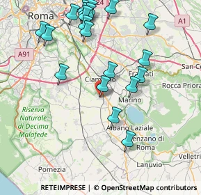 Mappa Piazza P. Togliatti, 00040 Roma RM, Italia (9.458)
