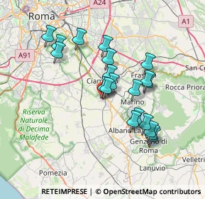 Mappa Piazza P. Togliatti, 00040 Roma RM, Italia (6.7915)