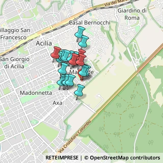 Mappa Via Gigi Chessa, 00125 Roma RM, Italia (0.558)