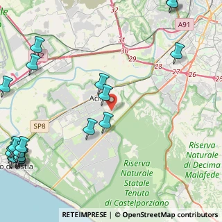 Mappa Via Gigi Chessa, 00125 Roma RM, Italia (7.399)