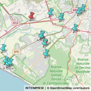 Mappa Via Gigi Chessa, 00125 Roma RM, Italia (5.93214)