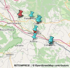 Mappa 00038 Valmontone RM, Italia (7.015)