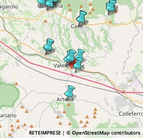 Mappa 00038 Valmontone RM, Italia (5.3735)