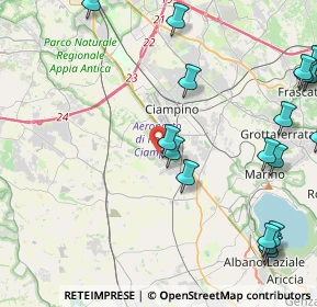 Mappa Via Goffredo Mameli, 00043 Marino RM, Italia (6.4105)