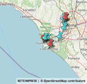 Mappa Via degli Scampi, 00054 Fiumicino RM, Italia (11.37923)