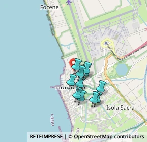 Mappa Via degli Scampi, 00054 Fiumicino RM, Italia (1.36182)