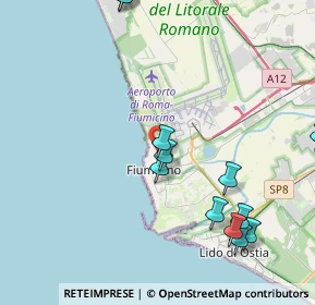 Mappa Via degli Scampi, 00054 Fiumicino RM, Italia (5.4)