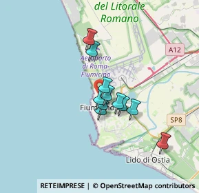 Mappa Via degli Scampi, 00054 Fiumicino RM, Italia (2.48364)