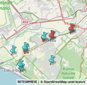 Mappa Via la Corsesca, 00126 Roma RM, Italia (4.26)