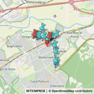 Mappa Via Alessandro Capalti, 00125 Roma RM, Italia (1.0825)
