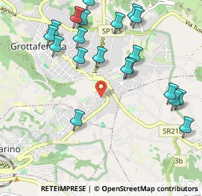 Mappa Via Montegrappa, 00046 Grottaferrata RM, Italia (1.2585)