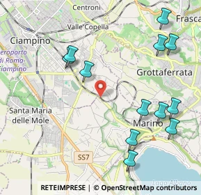 Mappa Pantanella, 00043 Ciampino RM, Italia (2.57083)