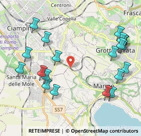 Mappa Pantanella, 00043 Ciampino RM, Italia (2.6255)