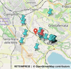 Mappa Pantanella, 00043 Ciampino RM, Italia (1.7425)