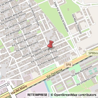 Mappa Via Francesco Donati, 57/A, 00126 Roma, Roma (Lazio)