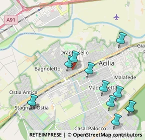 Mappa Via Giovanni della Penna, 00126 Roma RM, Italia (2.6525)