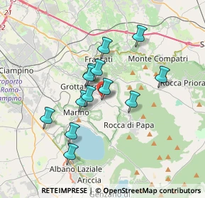 Mappa Via Monte Santo, 00046 Grottaferrata RM, Italia (3.06385)