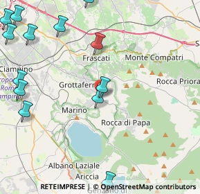 Mappa Via Monte Santo, 00046 Grottaferrata RM, Italia (6.45571)