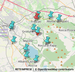 Mappa Via Monte Santo, 00046 Grottaferrata RM, Italia (4.16929)