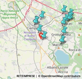 Mappa Via Colle Sangiovese, 00043 Ciampino RM, Italia (4.47143)
