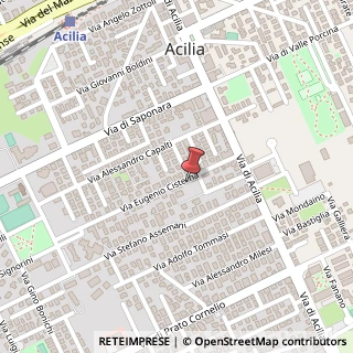 Mappa Via Eugenio Cisterna, 33-37, 00125 Campagnano di Roma, Roma (Lazio)