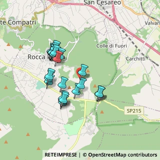 Mappa Via Carpinello, 00079 Rocca Priora RM, Italia (1.72308)