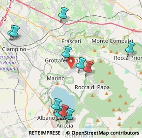 Mappa Via Vecchia di Marino, 00046 Grottaferrata RM, Italia (5.08)