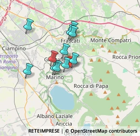 Mappa Via Vecchia di Marino, 00046 Grottaferrata RM, Italia (2.82182)