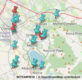Mappa Via Vecchia di Marino, 00046 Grottaferrata RM, Italia (4.747)