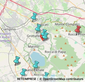 Mappa Via Vecchia di Marino, 00046 Grottaferrata RM, Italia (5.31818)