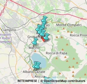 Mappa Via Vecchia di Marino, 00046 Grottaferrata RM, Italia (3.66909)