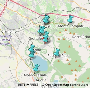 Mappa Via Vecchia di Marino, 00046 Grottaferrata RM, Italia (3.0125)