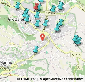 Mappa Via Vecchia di Marino, 00046 Grottaferrata RM, Italia (1.2805)