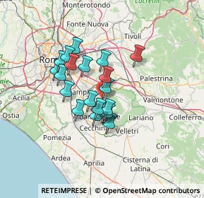 Mappa Via Vecchia di Marino, 00046 Grottaferrata RM, Italia (10.5555)