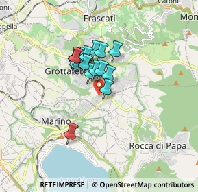 Mappa Via Vecchia di Marino, 00046 Grottaferrata RM, Italia (1.24737)