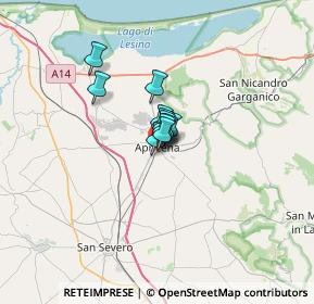 Mappa Strada Statale 89 Garganica, 71011 Apricena FG, Italia (2.70273)